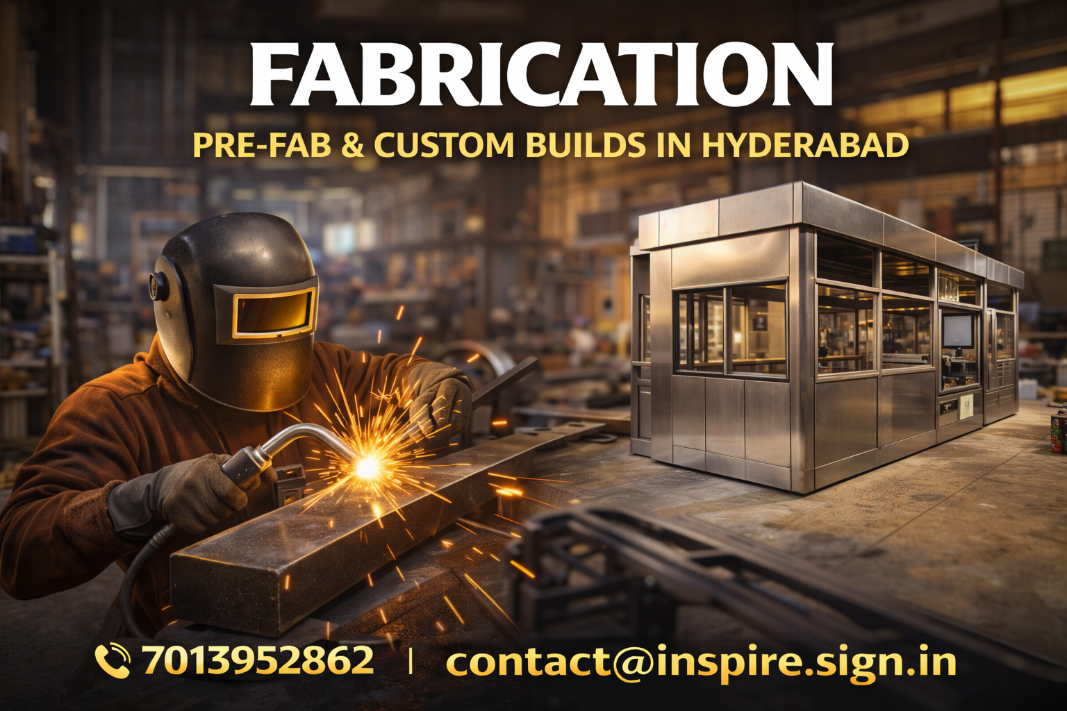 Custom Metal Fabrication & Steel Structures in Hyderabad